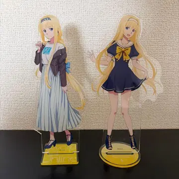 소드 아트 온라인 앨리스 빅 아크릴 스탠드 2개 세트