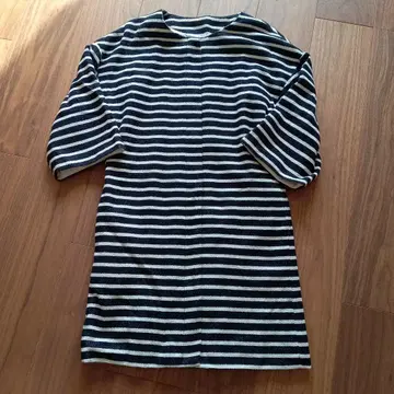 BEARDSLEY 스트라이프 오부소매 코트