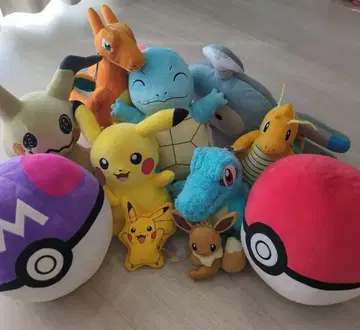 포켓몬 봉제 인형 대형 세트!!
