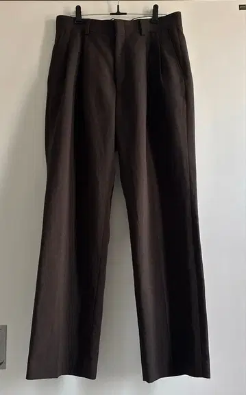 THE SHINZONE 크라이슬러 팬츠 다크 브라운 34
