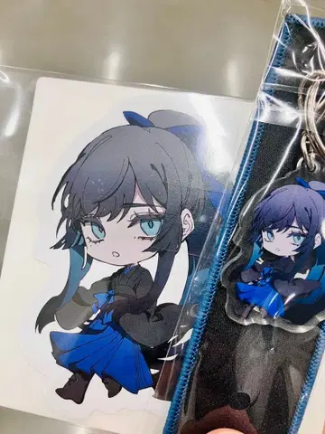 ado hibana 굿즈 애드쨩 세계 여행 택 키링 스티커