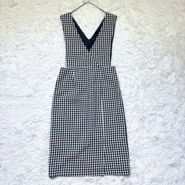 [ 토코 클로젯 ] 오버롤 스커트 원피스 M 깅엄 체크