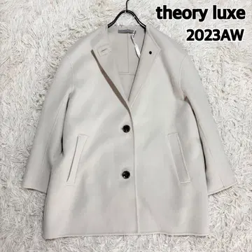 새상품급 23AW 띠어리 럭스 노카라 리버 코트 캐시미어