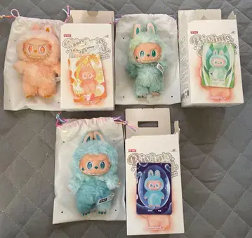 POP MART LABUBU 라부부 에너지 봉제 인형 펜던트