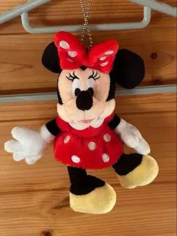 미니 마우스 미니 체인 핑 달린 봉제 인형 키링