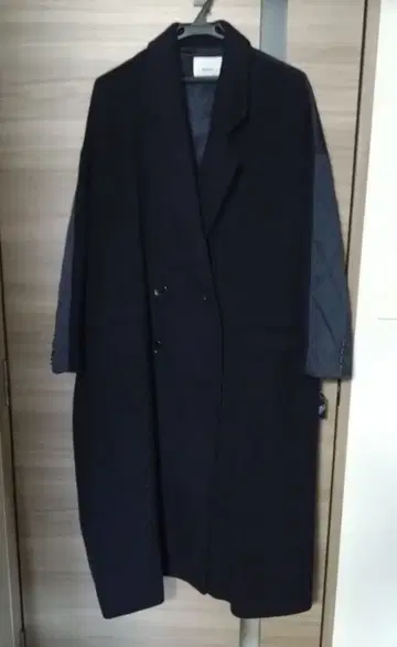 EZUMi/에즈미 울 x 퀼팅 체스터 코트 S