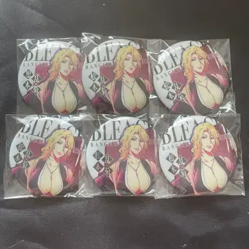 BLEACH 천년혈전편 중국 캔뱃지 마츠모토 란기쿠