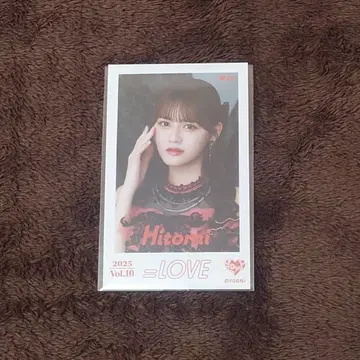 타카마츠 히토미 레어 블랙 의상 미니 포토 카드 vol.10