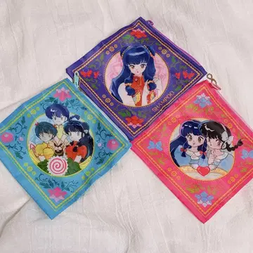 란마 1/2 NUNOPO 파우치 3종 세트