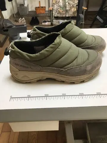 MERRELL 올리브 슬립온 슈즈