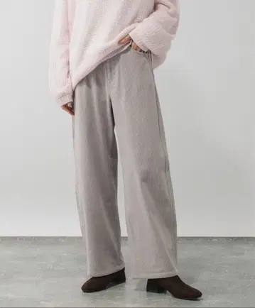 이지케어 코듀로이 와이드 팬츠 M