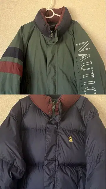NAUTICA 다운 자켓 리버서블