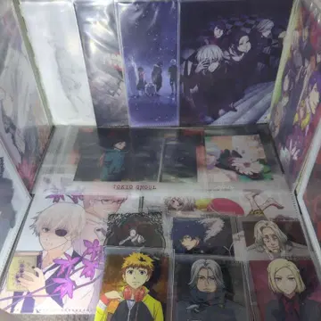 도쿄 구울 클리어 파일 12장 클리어 카드 6장 세트 묶음 판매