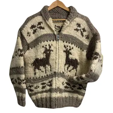 [ 캐나다제 ] 80s Flyer Hooks 카우친 스웨터 루돌프