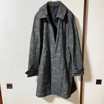 스프링 코트 봄 코트 S 사이즈 카모 패턴 발수 니키