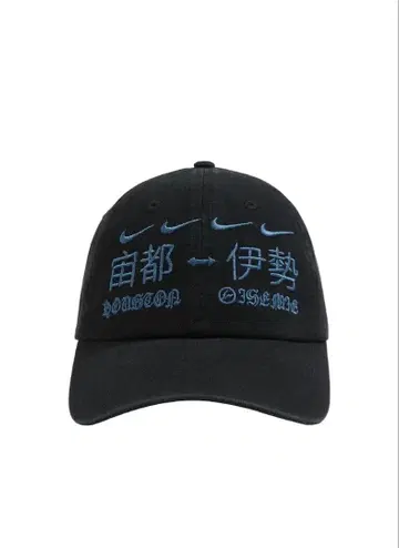 Nike 블랙 캡 그래픽 프린트