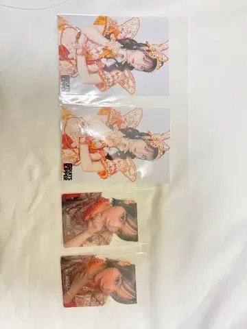 후르츠지퍼 진세이 스즈카 브로마이드 트레이딩 카드 세트