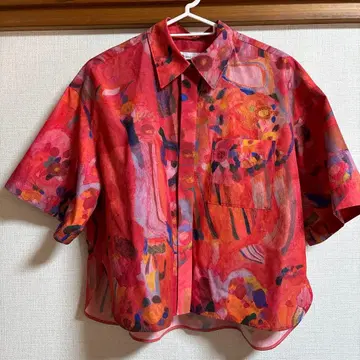 HEALBONY 사과 부케 블라우스 프리 사이즈