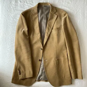 BEAMS HEART 테일러드 자켓 카멜