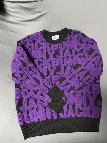 Jack Bunny!! 로고 스웨터 & 후드 부착 이너 세트 사이즈 1