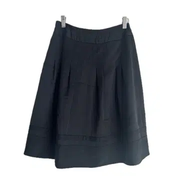 무릎 기장 하이웨스트 플레어 스커트 빈티지 F 레트로 일본제 a2434