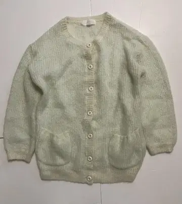 JILLSTUART 옅은 크림색 니트 가디건