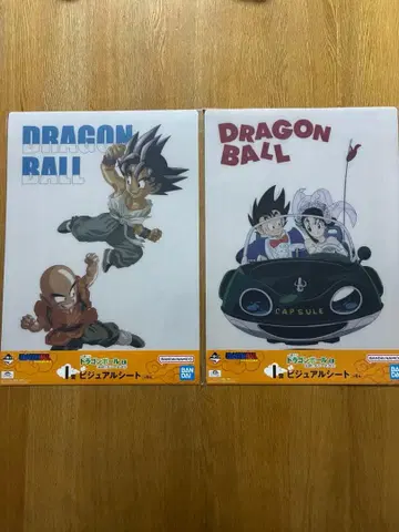 제일복권 드래곤볼 비주얼 시트 손오공 치치 오공 크리링