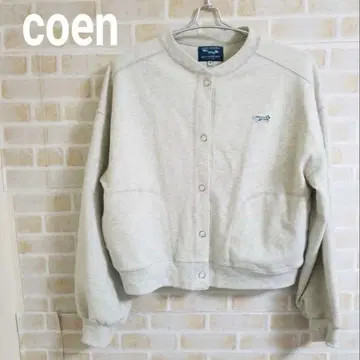 COEN PENNEYS 별주 인레이 크루넥 가디건