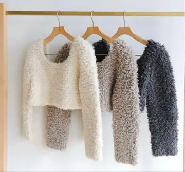 poodle 2way 숏 니트