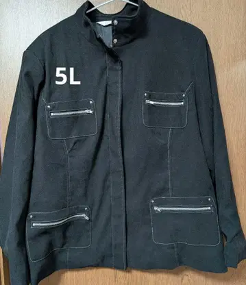 빅 사이즈 5L 블루종 블랙 점퍼 중고