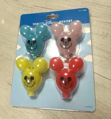 디즈니 벌룬 클립 4개 세트