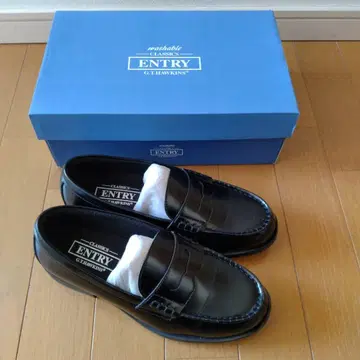 ENTRY 블랙 로퍼 24cm 학생 미사용에 가까움 졸업식 사용