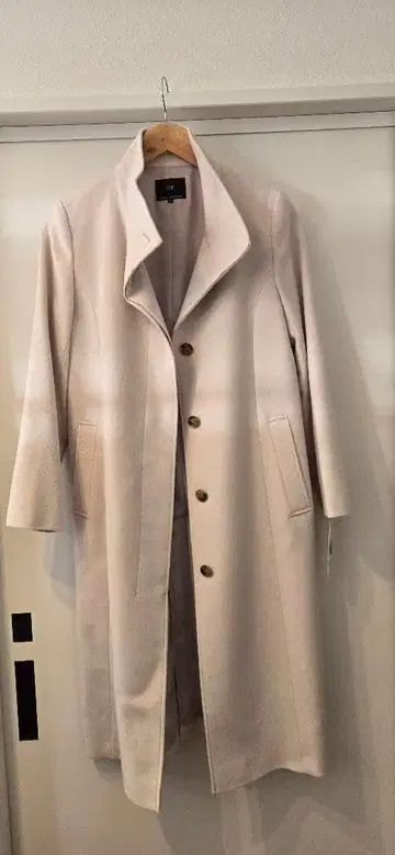 23구 울 캐시미어 비버 스탠드 카라 코트 36 사이즈 택 포함 새상품