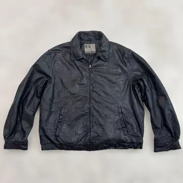 고급 소가죽! R&O 블랙 가죽 자켓 XL