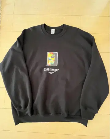 challenger 맨투맨 black XL