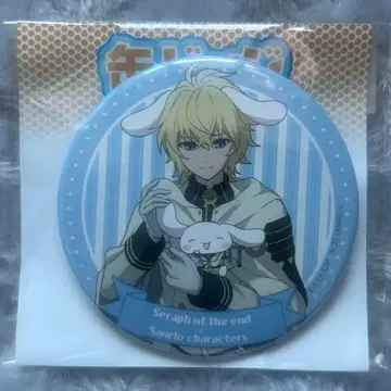 종말의 세라프 산리오 시나모롤 콜라보 캔뱃지 미카 미카엘라