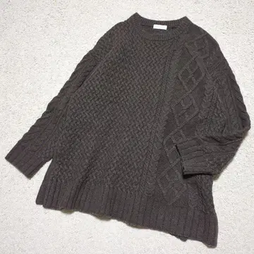 BEAUTY&YOUTH UNITED ARROWS 케이블 짜임 울 니트