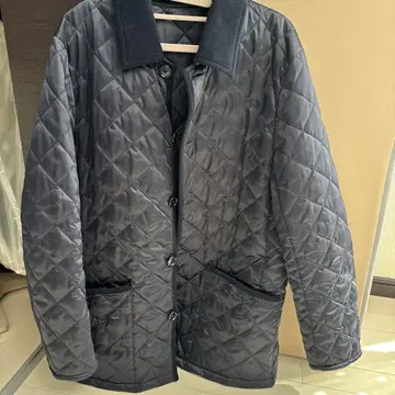 COMME CA ISM 퀼팅 자켓 L 사이즈 다크 블루