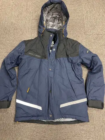 바틀 네이비 후드 부착 나일론 자켓 LL