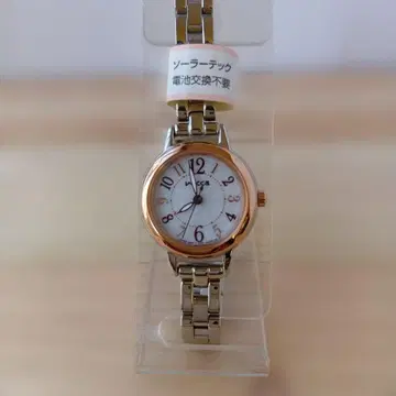 CITIZENwicca 솔라 쿼츠 손목시계 SS/GP