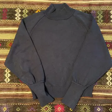 유나이티드 도쿄 하이넥 니트 긴팔 네이비