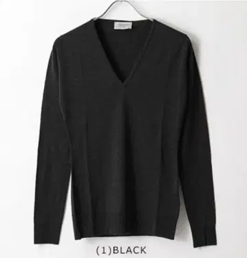 [ 존스메들리 ] ORCHID SLIMFIT V넥 니트