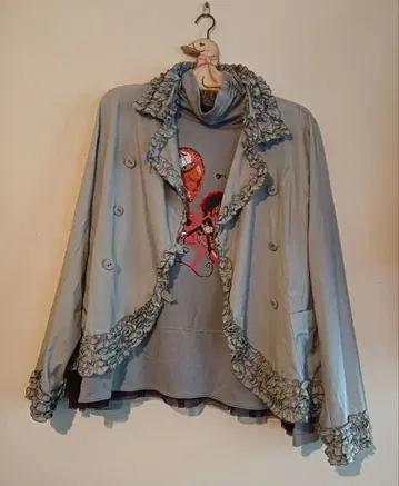 TOKUKO 1er VOL 프릴 자켓 블루종