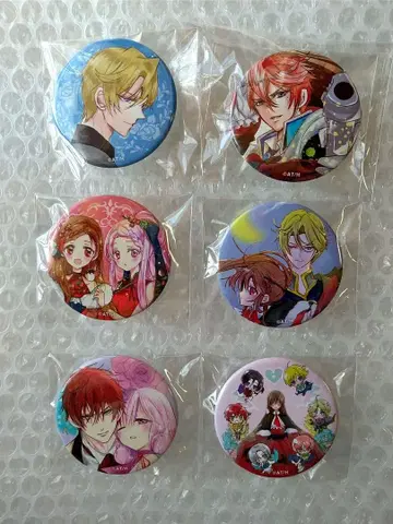 환생 악녀의 흑역사 캔뱃지 세트 만복 가챠