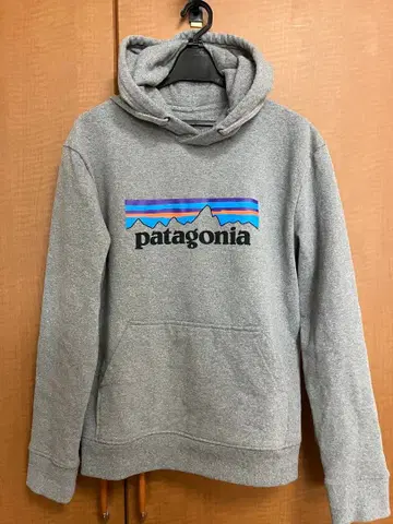 patagonia 그레이 후드 부착 후드티 S 사이즈 속기모