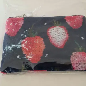 페이러 스트로베리 도트 티슈 파우치 미사용 새상품 완판템