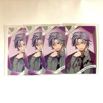 니지산지 7주년 랜덤 폴라로이드풍 카드 후와 미나토