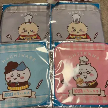 치이카와 콜라보 타월 4개 세트