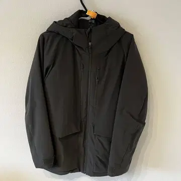 유니클로 하이브리드 다운 카키 S