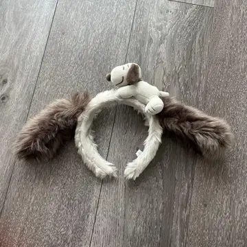 강아지 귀 머리띠 봉제 인형 포함